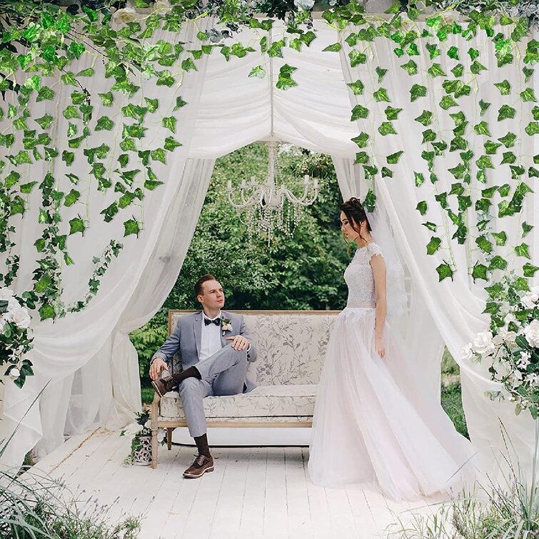 room wedding decor garland Fake Ivy Leaves Artificial Greenery vines for decor 