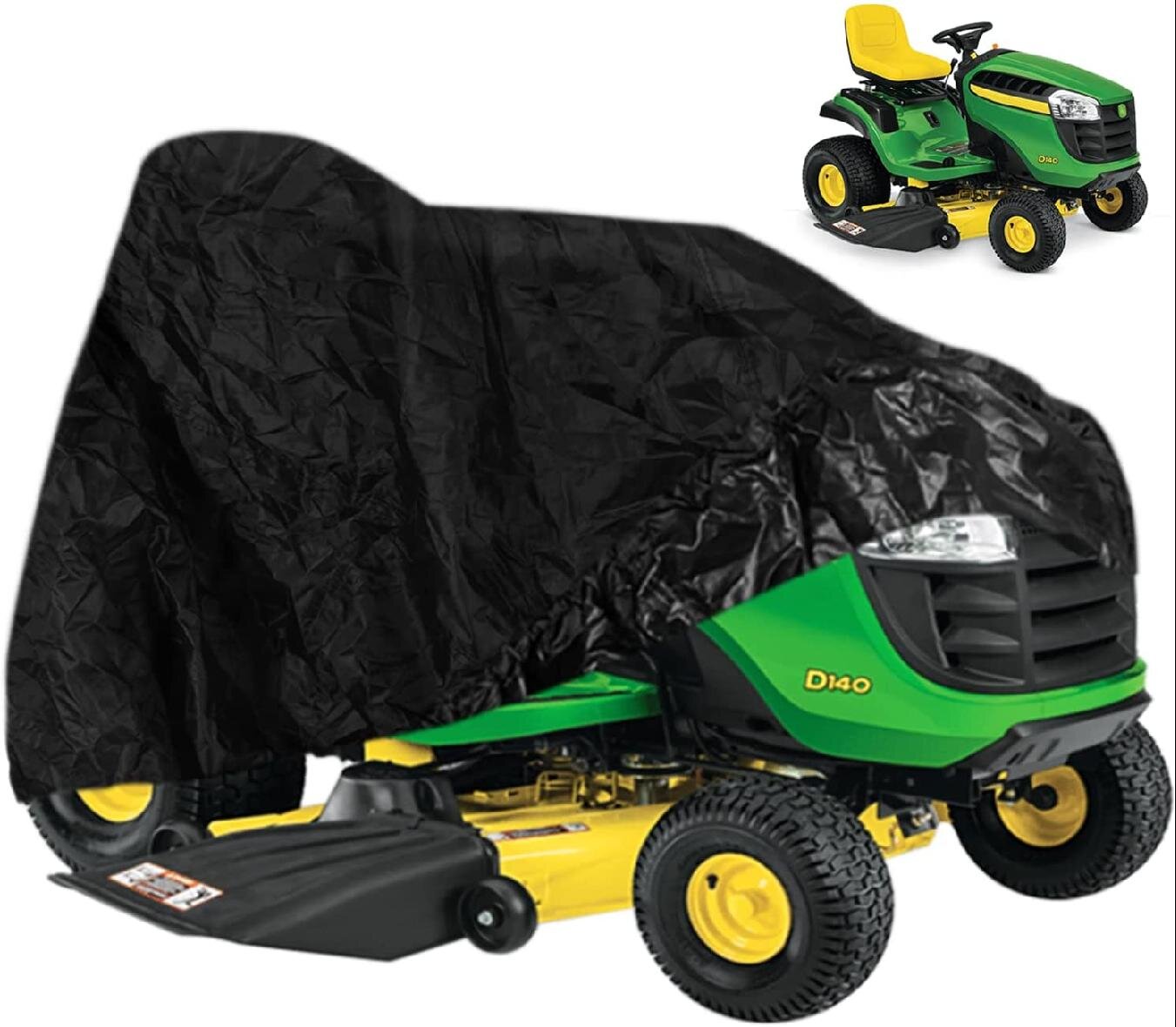 Large Premium Lawn Tractor Cover Riding Lawn Mower Waterproof Protective Tool 