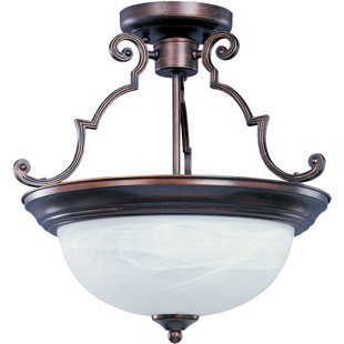 Go to store & view more images Alcott Hill Avis 3-Light Semi-Flush Mount