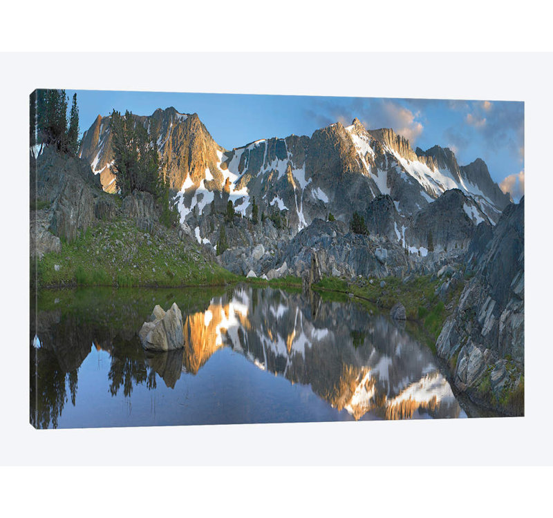 East Urban Home Reflections In Wasco Lake Twenty Lakes Basin Sierra Nevada California Photographic Print On Canvas Wayfair