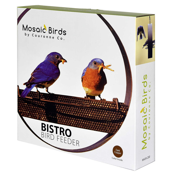 Couronne Mosaic Tray Bird Feeder Reviews Wayfair Ca