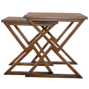 Play 2 Piece Nesting Tables (Set Of 2) by Sarreid Ltd Sale