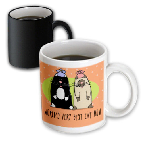 3drose World S Best Cat Mom Cute Cartoon Coffee Mug Wayfair