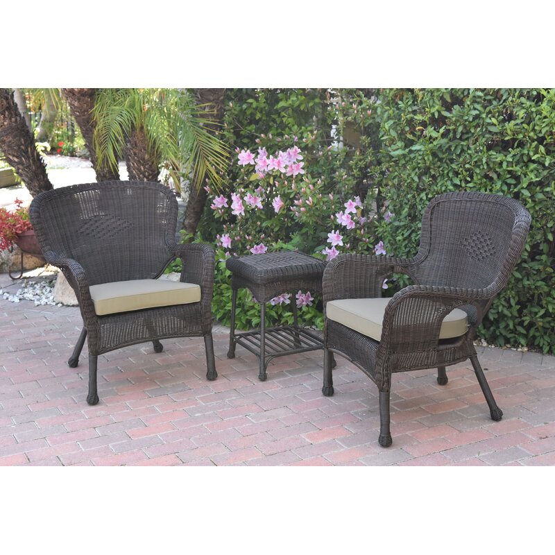 Mistana™ Damarion 3 Piece Conversation Set with Cushions & Reviews ...