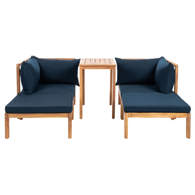 Bayou Breeze Segura 5 Piece 2 Person Seating Group With Cushions