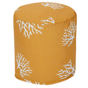 Go to store & view more images Coral Small Pouf by Majestic Home Goods