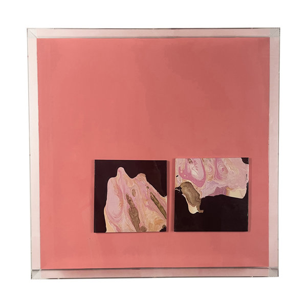 Pinked Perspective Aidan Gray Pink Perspective - Unframed Painting on Wood | Wayfair