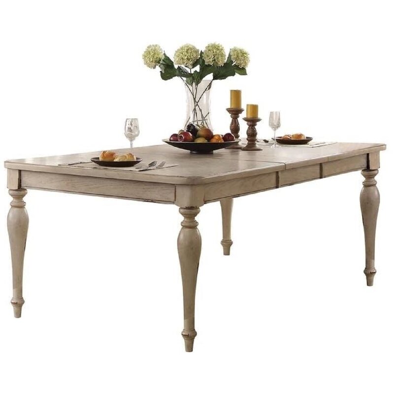 Ryleigh Wooden Top Extendable Dining Table