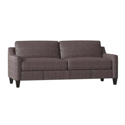 Wayfair Custom Upholstery Jesper Leather Sofa Body Fabric Durango Jesper Leather Sofa Body Fabric Durango