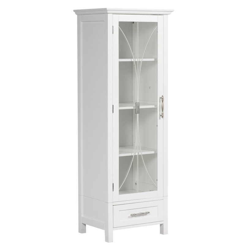 Alcott Hill Mickle Storage 15 W X 48 75 H X 13 D Linen Cabinet Reviews Wayfair