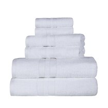 Soft Cotton Towel Durable Comfort Water Absorption Plaid Printed Towels S 