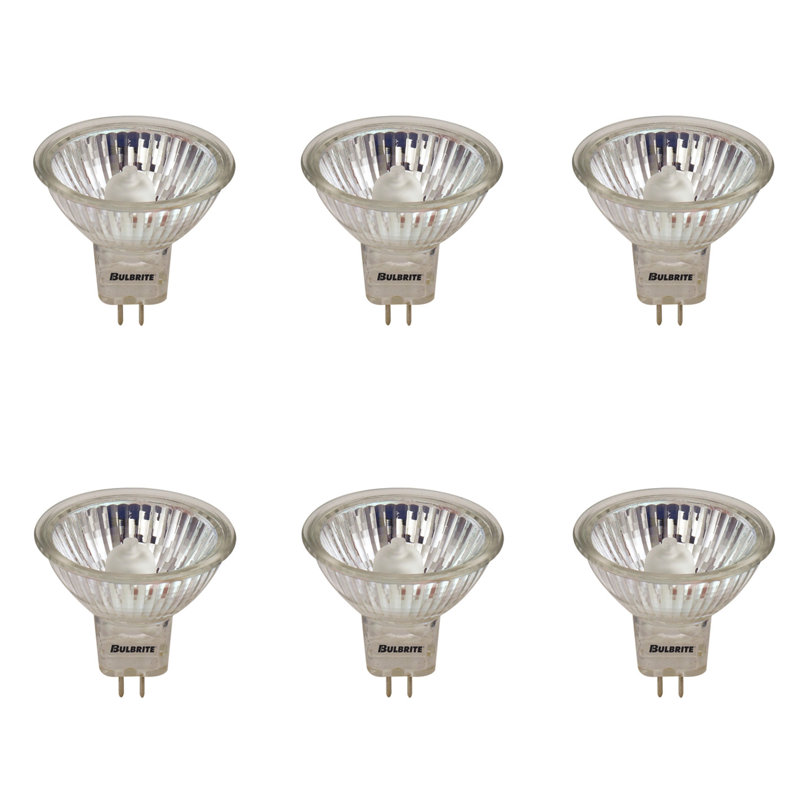 Bulbrite Industries 50 Watt Mr16 Halogen Dimmable Light Bulb 2900k Base Wayfair