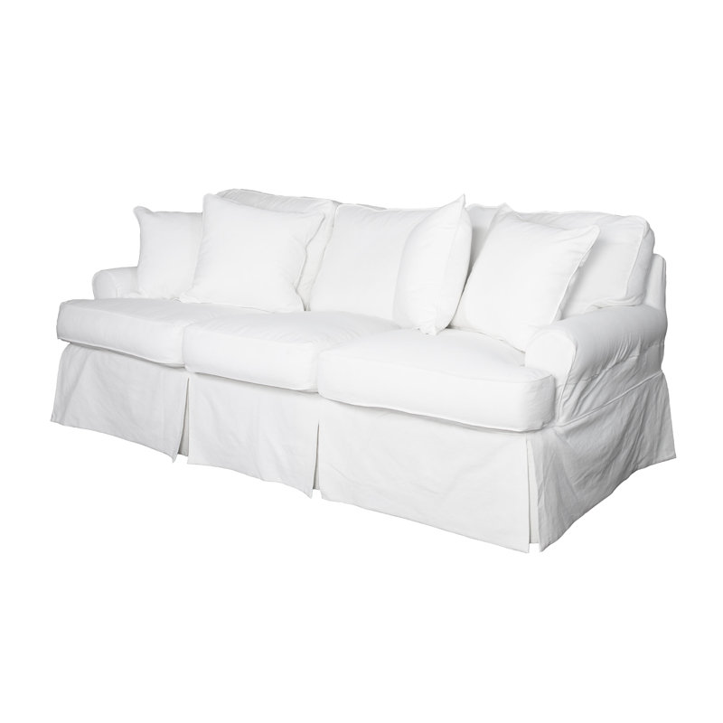 Beachcrest Home Rundle T Cushion Sofa Slipcover Reviews Wayfair Beachcrest Home Rundle T Cushion Sofa