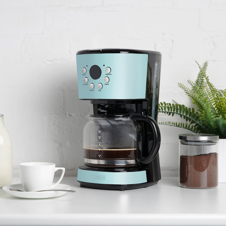 Haden Modern 12Cup Programmable Coffee Maker With Strength Controls