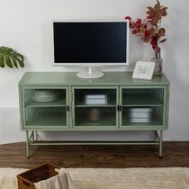 small green tv stand