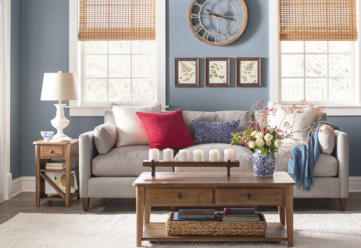 American Traditional Living Room Design Photo By Birch Lane