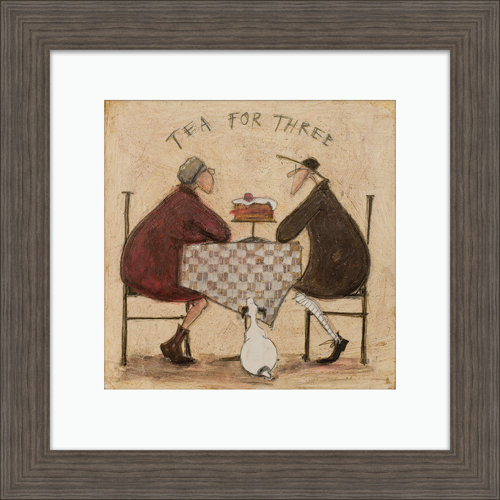 Tea for Three' by Sam Toft Framed Print East Urban Home