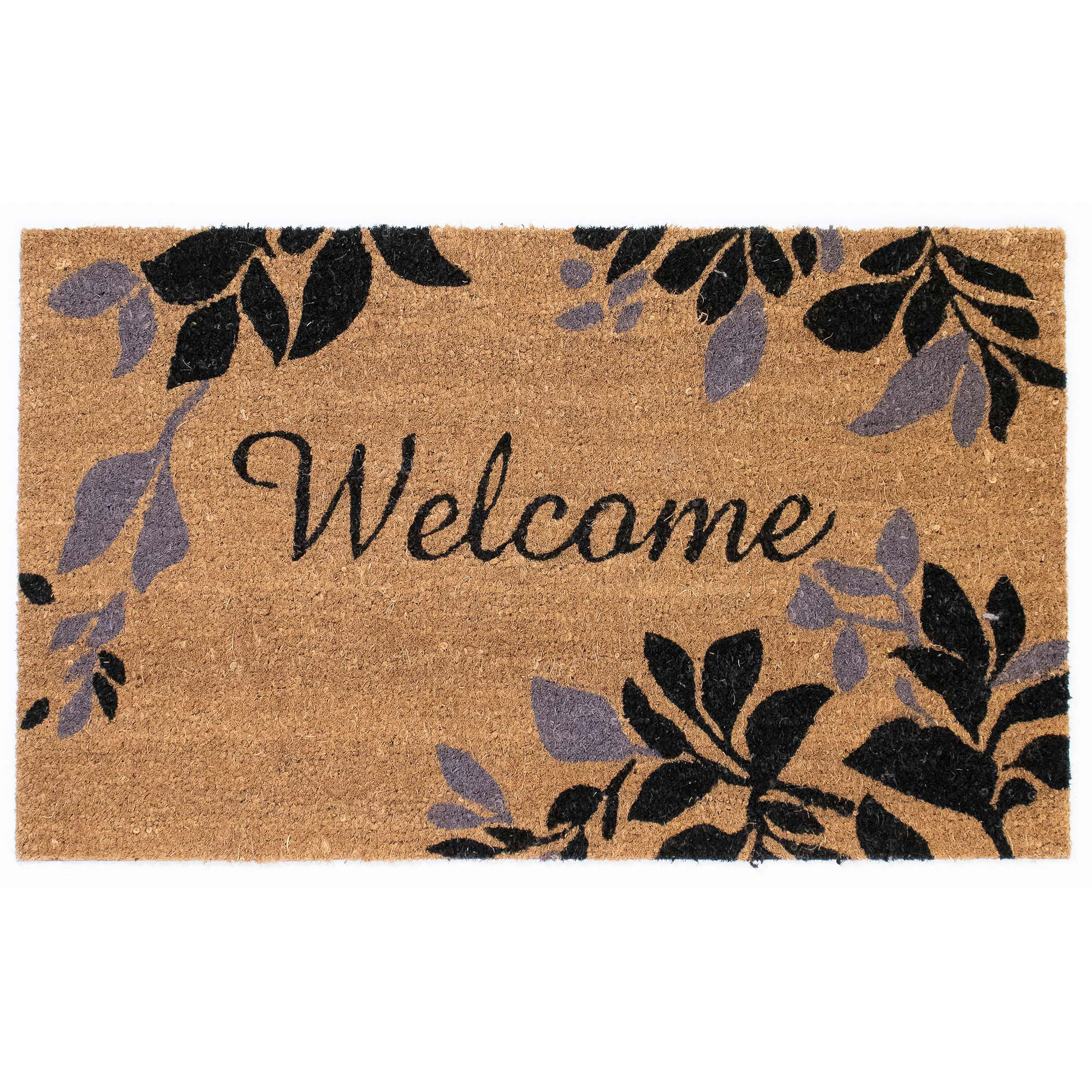 Winston Porter Midhurst Leaves Border Non Slip Outdoor Door Mat