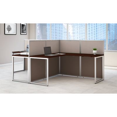 Easy Office LDesk Office Suite Bush Business Furniture