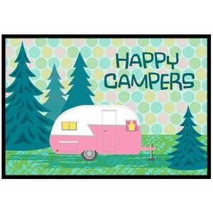 Happy Campers Glamping Trailer Doormat