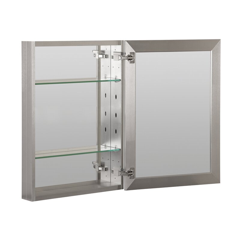 Hazelwood Home Recessed Or Surface Mount Medicine Cabinet