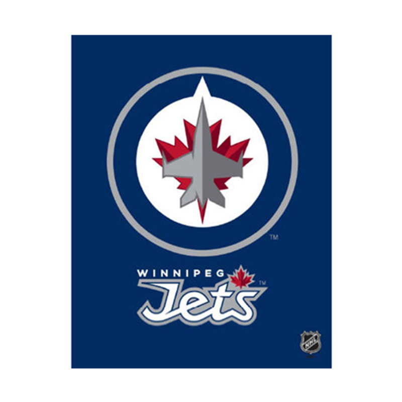 Winnipeg Jets Logo Graphic Art on Canvas