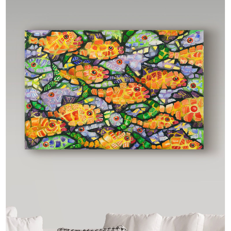 Bay Isle Home School Yard Acrylic Painting Print On Wrapped
