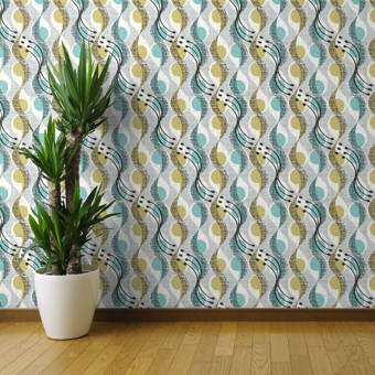 Ebern Designs Mid Century Modern Wallpaper Mid Century Modern