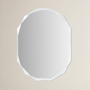 Traditional Frameless Diamond Wall Mirror
