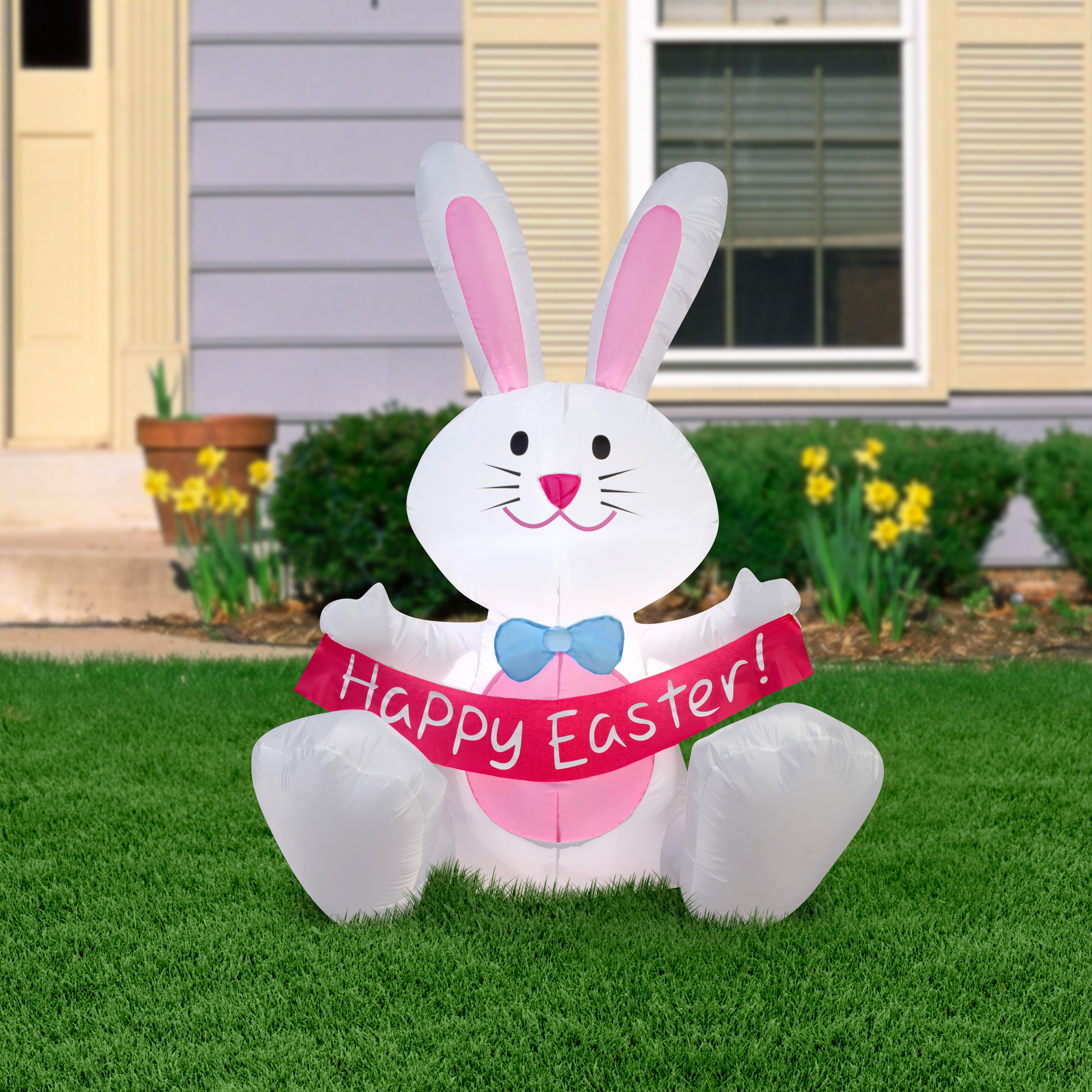 The Holiday Aisle® Airblown Inflatable Easter Bunny Wayfair