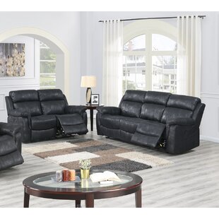 Ahlrike 2 Piece Faux Leather Reclining Living Room Set by Winston Porter