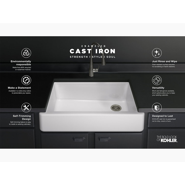 K-6489-0,FP,58 Kohler Whitehaven® Self-Trimming 36