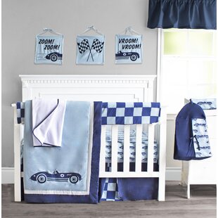 vintage car baby bedding