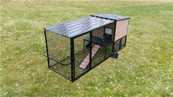 dog crate chicken coop