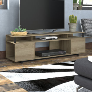 The Freestanding Lasker Tv Stand And The Cabrini 2 2 Floating Panel Is An Elegant Choice For Your Contemporary Space The Stand Tv Panel Tv Wall Wall Tv Stand