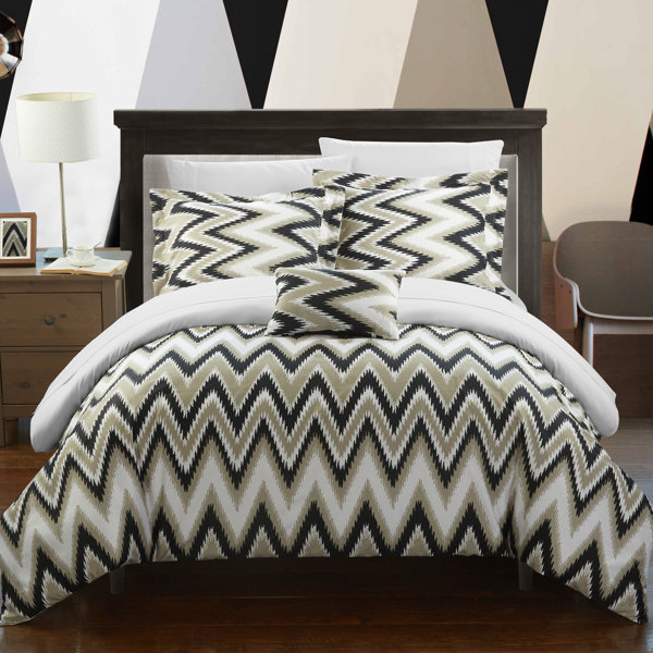 Wrought Studio Knighten 4 Piece Reversible Comforter Set Reviews Wayfair
