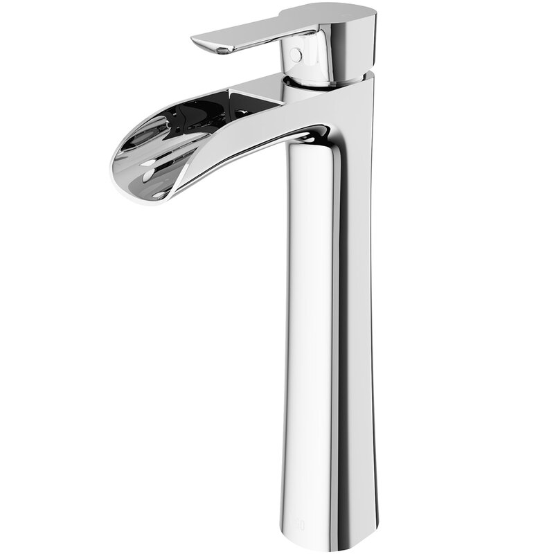 Niko Vessel Sink Bathroom Faucet With Optional Pop Up Drain
