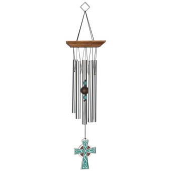 Fleur De Lis Living Coelho In God S Hands Vintage Wind Chime