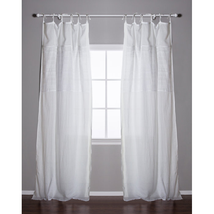 Pom Pom At Home Olivia Solid Sheer Single Curtains Drapes Wayfair