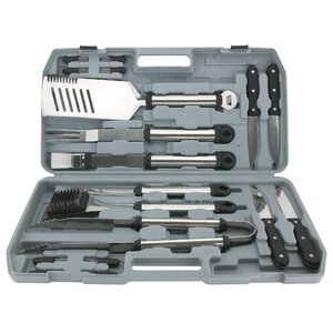 18 Piece Tool Grilling Set with Case