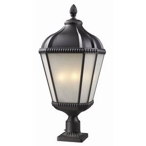 Waverly Aluminum Outdoor 1-Light Pier Mount Light
