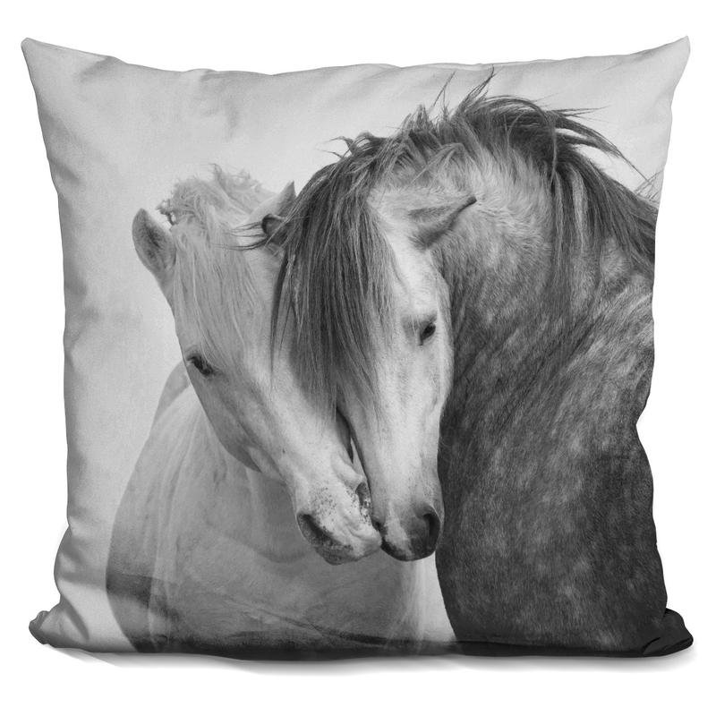 Wrought Studio Holguin Horse Throw Pillow Reviews Wayfair