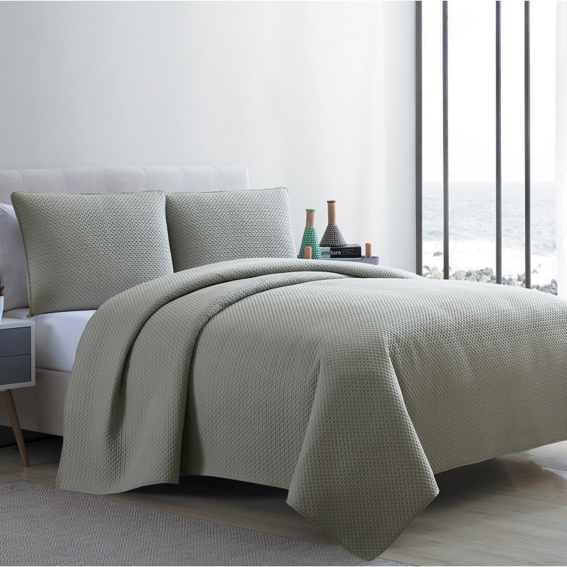 Gadsden Waffle Quilt Set & Reviews Joss & Main