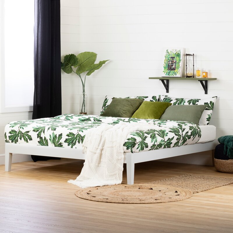 South Shore Vito Solid Wood Fusion Platform Bed Wayfair