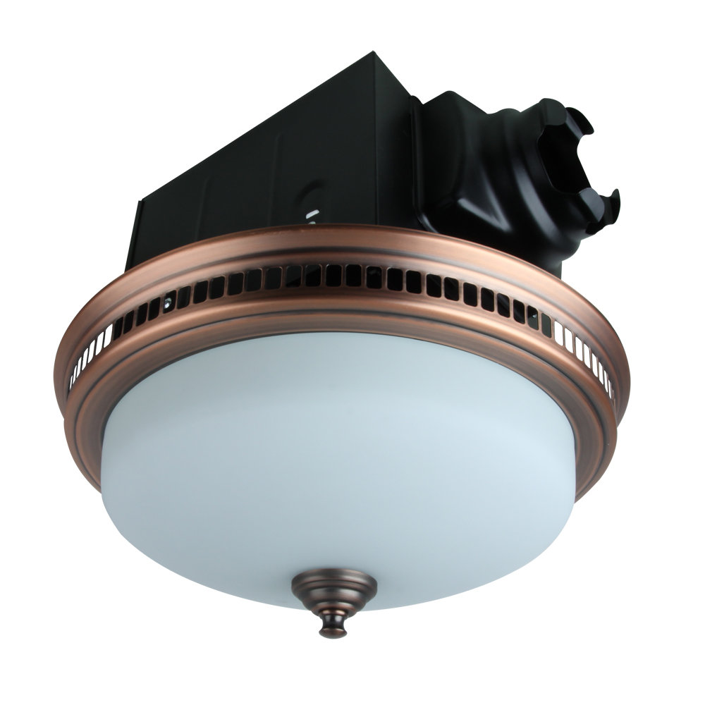 4 CFM Bathroom Fan with Light