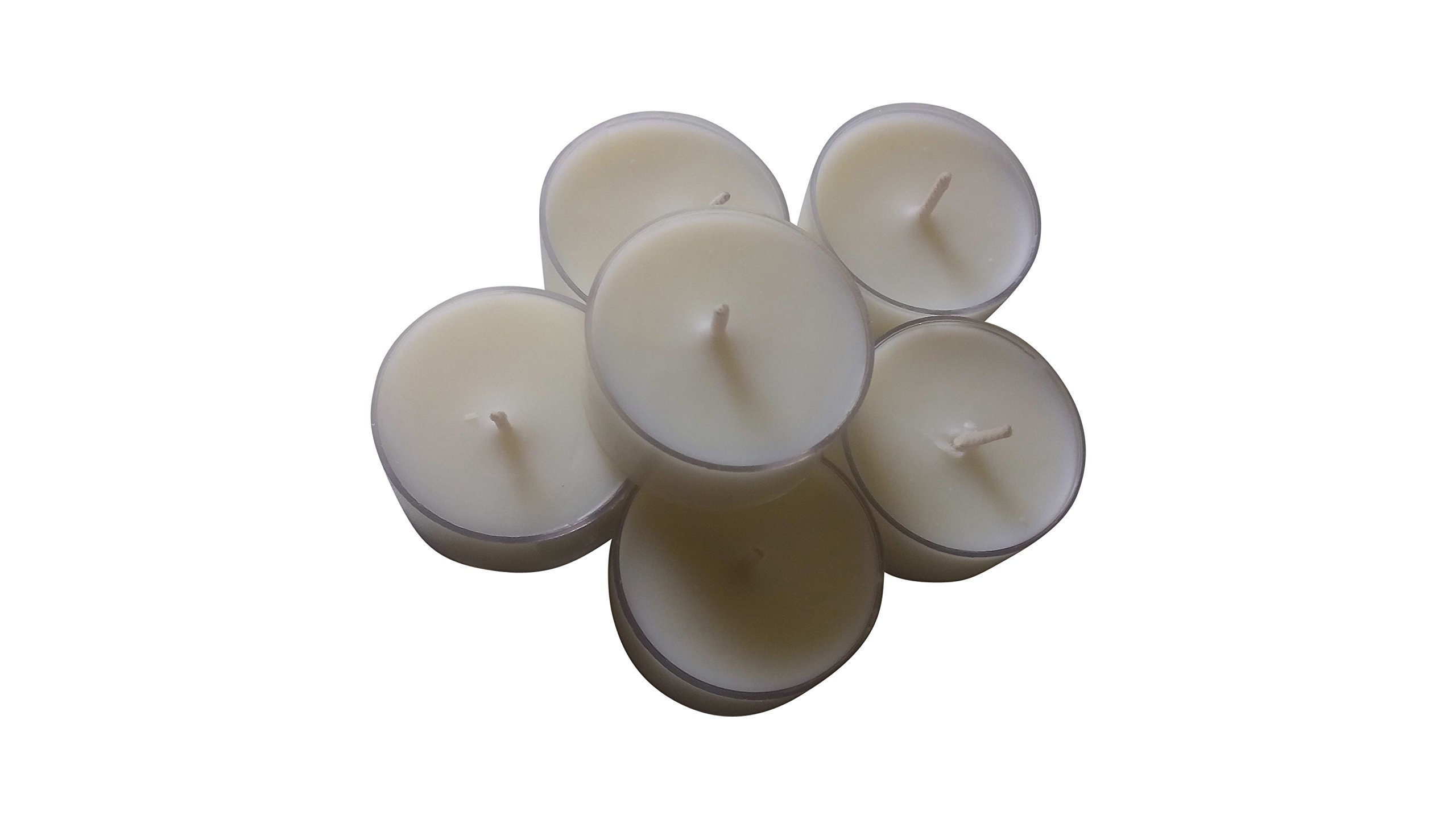 All Natural Paraffin-Free Tealights Set of 10 Hand-poured Candles Choice of Wax