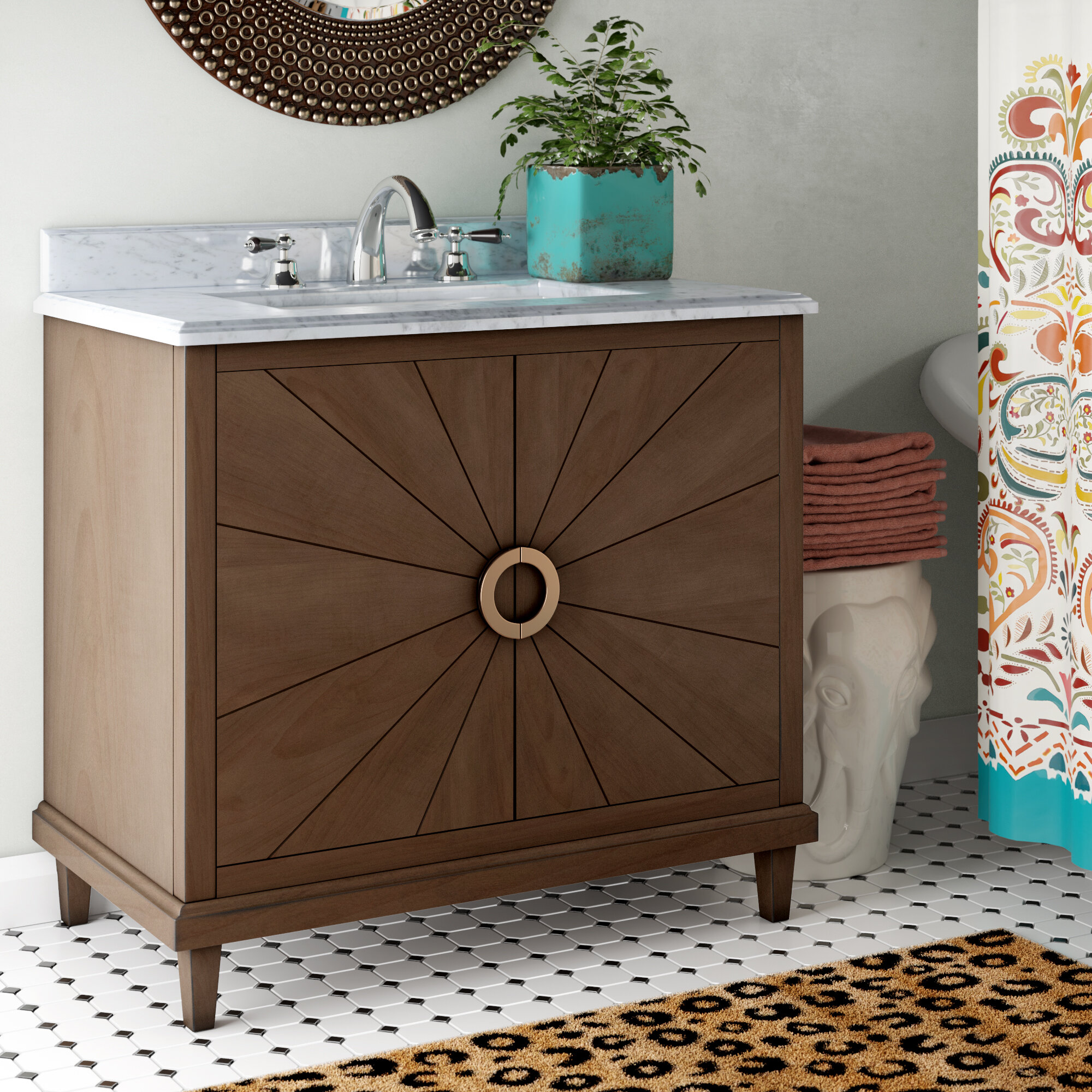 World Menagerie Quimby 37 Single Bathroom Vanity Set Reviews Wayfair