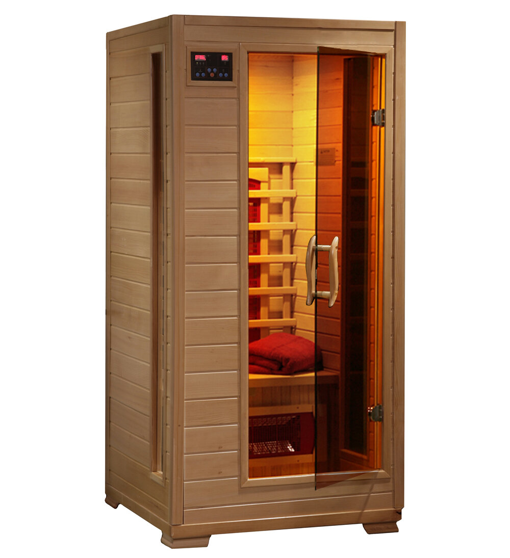 Radiant Saunas Luxury Series 1 Person FAR Infrared Sauna & Reviews