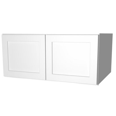 Platte Butt Doors Refrigerator Wall Cabinet Arbor Creek Cabinets