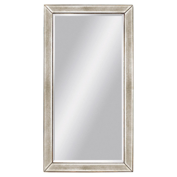 Kehl Modern Contemporary Beveled Beaded Full Length Mirror